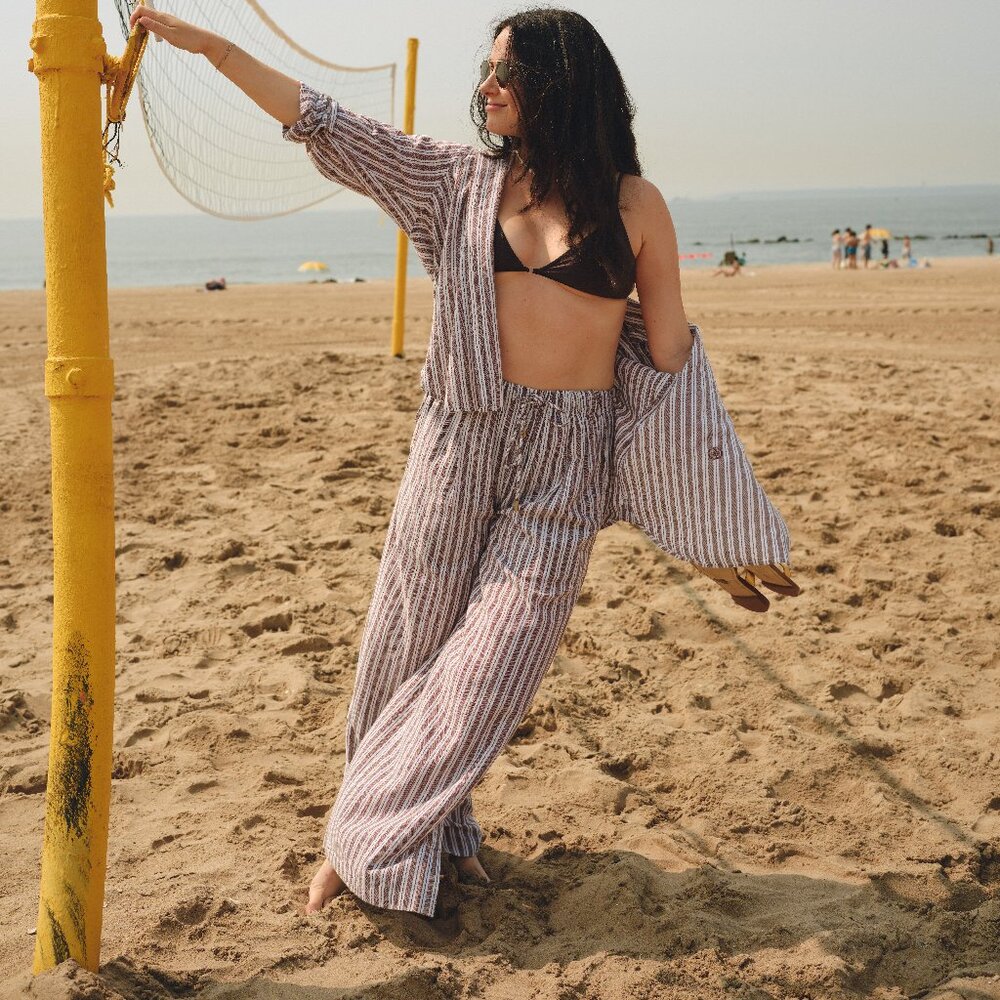 Nelle Atelier - Petite Striped Beach Pant